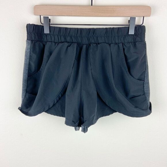 Fabletics Half-Fleece Athletic Shorts - Picture 1 of 6